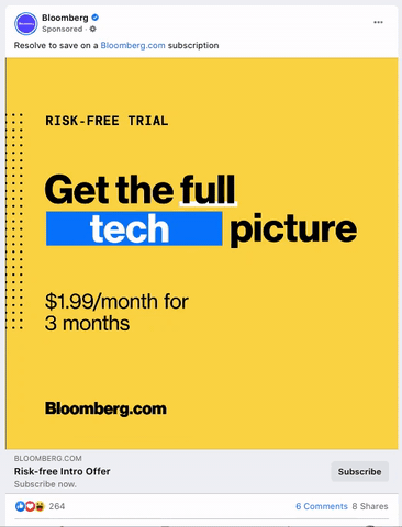 bloomberg facebook ad