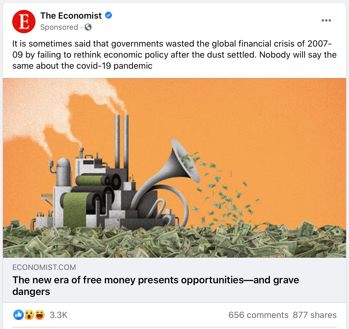the economist facebook ad