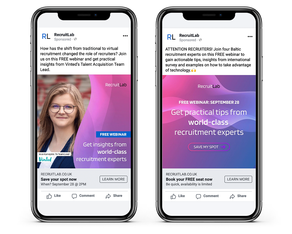 recruitlab facebook advertisements