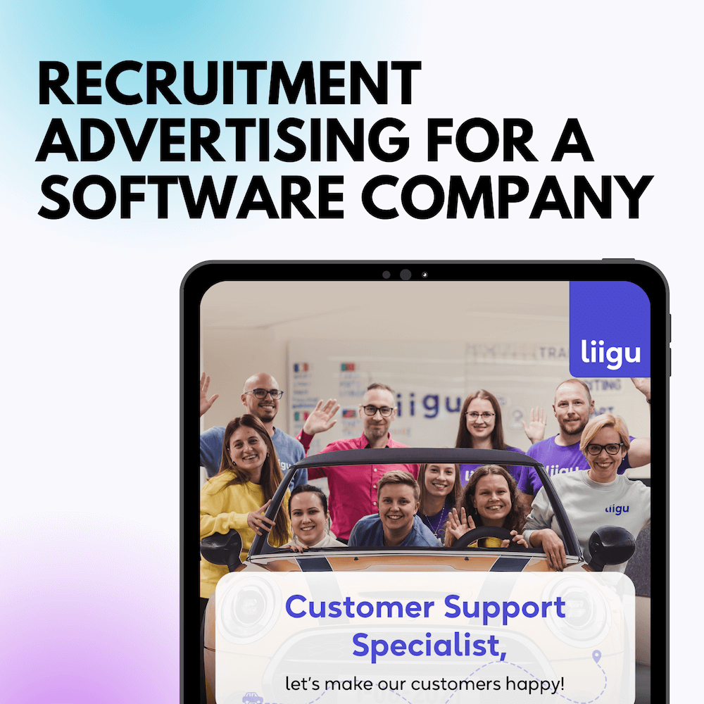Recruitment Advertising for a Software Company